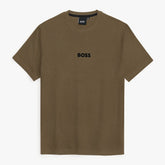 Brandahub T-shirts HB Printed tshirt-camel brown