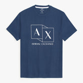 AX Printed tshirt-navy blue