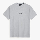 HB Printed tshirt-heather grey