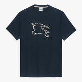 BB Printed tshirt-navy blue