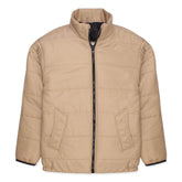 Brandahub Cotton Jackets ZR PUFFER (KHAKI)
