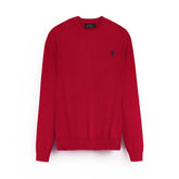RL Crew neck Cotton Sweater (red)
