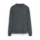 RL Crew neck Cotton Sweater (dark grey)