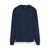 Brandahub sweaters RL Crew neck Cotton Sweater (navy blue)