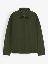 PRL Cotton Twill Jacket (collar) (olive green) - brandahub