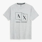 AX Printed tshirt-heather grey