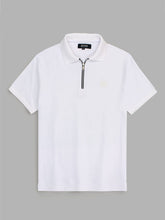 Brandahub polo shirts Hb zip polo-white