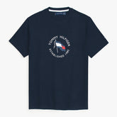 TH Printed tshirt-navy blue