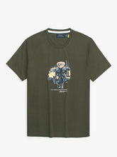 Brandahub T-shirts PRL bear T Shirt-Olive green