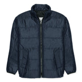 Brandahub Cotton Jackets ZR PUFFER (NAVY BLUE)