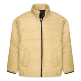 Brandahub Cotton Jackets ZR PUFFER (BEIGE)