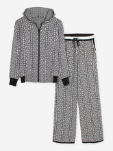 The Labyrinth Monogram Knit Set (Black & White)