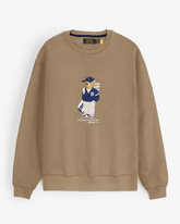 Brandahub sweartshirts premium Rl Bear Fleece sweatshirt (brown)