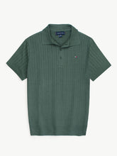 Brandahub polo shirts Th knit polo- British green