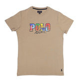 Brandahub T-shirts PRL printed T Shirt-Brown