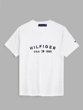 Th printed us tshirt-white