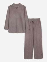 brandahub knit co-ord sets Free size The Sweetheart Ribbed Knit Set (brown)