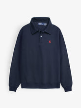 Brandahub sweartshirts Premium Rl collar sweatshirt (Navy blue)