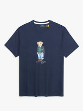 Brandahub T-shirts PRL bear T Shirt-navy blue