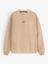 Brandahub sweartshirts The OFF Fleece Sweatshirt (beige) unisex