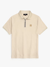 Hb zip polo-beige