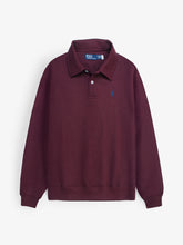 Brandahub sweartshirts Premium Rl collar sweatshirt (Maroon)