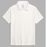 Premium Zr Waffle knit johnny collar polo-(light beige)