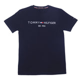 TH Emb T Shirt-Navy blue - brandahub