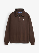 Brandahub sweartshirts Premium Rl collar sweatshirt (Brown)