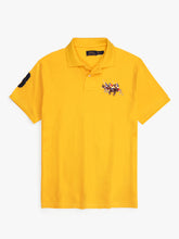 RL triple pony polo-Yellow