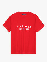 Th printed us tshirt-red