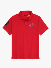 Brandahub polo shirts RL triple pony polo- red