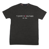 Brandahub T-shirts TH Emb T Shirt-drak heather grey
