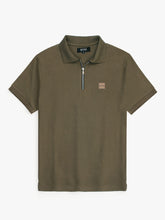 Brandahub polo shirts Hb zip polo-olive green