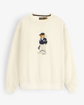 Brandahub sweartshirts premium Rl Bear Fleece sweatshirt (lemon white)