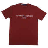 Brandahub T-shirts TH Emb T Shirt-maroon