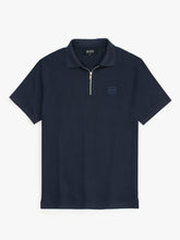 Brandahub polo shirts Hb zip polo-Navy blue