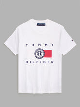 Th printed flag tshirt-white