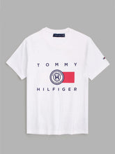 Brandahub T-shirts Th printed flag tshirt-white