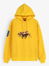 premium Rl triple pony Fleece hoodie (yellow)