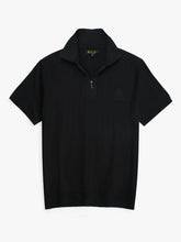 LP knit polo-Black