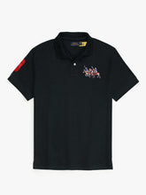 RL triple pony polo- black