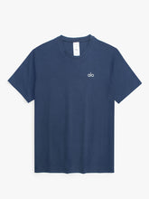 Brandahub T-shirts Ao Printed tshirt-navy blue