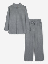 The Sweetheart Ribbed Knit Set (grey)