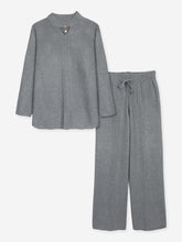 brandahub knit co-ord sets Free size The Sweetheart Ribbed Knit Set (grey)
