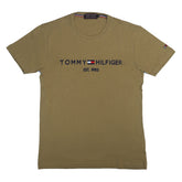 Brandahub T-shirts TH Emb T Shirt-Brown