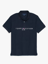 T-H Emb logo polo (Navy blue)