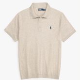 Brandahub polo shirts Premium Rl knit polo-heather beige