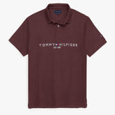 T-H Emb logo polo (maroon)