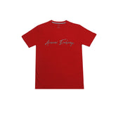 Brandahub T-shirts A.r.m.a.n.i emb T Shirt-red